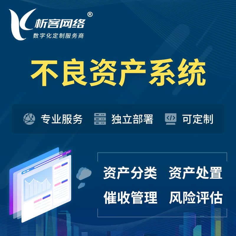 钦州不良资产管理系统